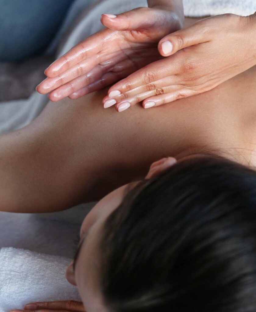 Back, Shoulders and Head Massage